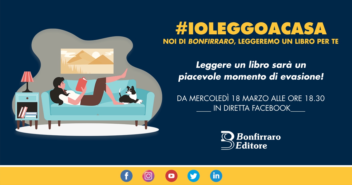 #IOLEGGOACASA: presentazioni e letture degli autori di Bonfirraro Editore